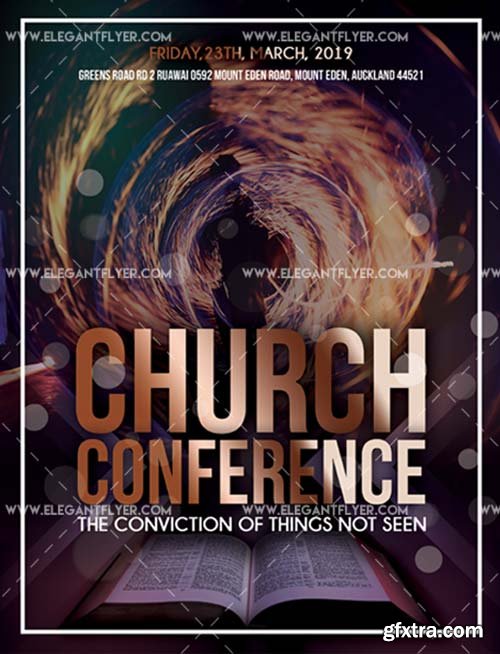Church Event V2 2019 PSD Flyer Template + Facebook Cover + Instagram Post