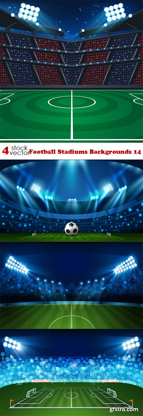Vectors - Football Stadiums Backgrounds 14