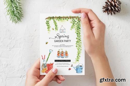 Spring Gardening Party Invitation