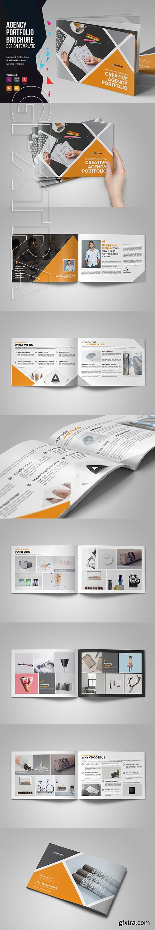 CreativeMarket - Digital Agency Portfolio Brochure v2 3481890