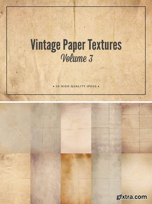 Vintage Paper Textures Volume 3