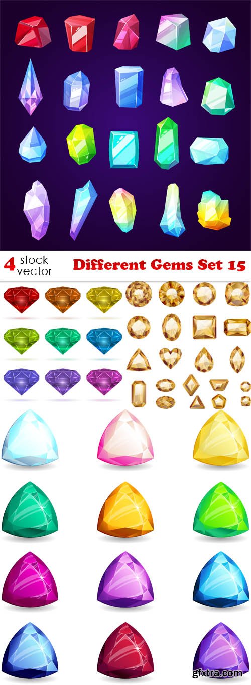 Vectors - Different Gems Set 15