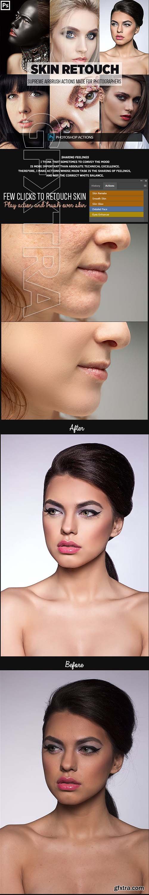 GraphicRiver - Easy Skin Retouch Photoshop Actions 23160423
