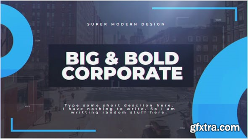 VideoHive Big & Bold Corporate 23338385