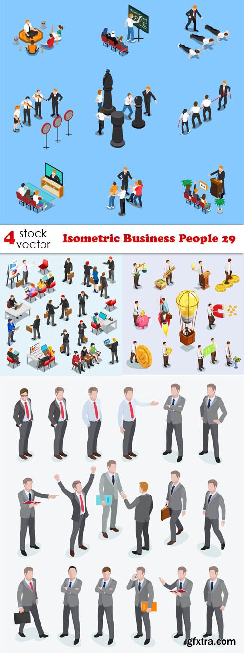 Vectors - Isometric Business People 29
