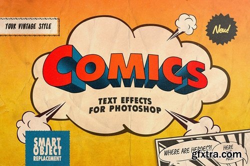 CM - Vintage Comics Text Effects 3498831