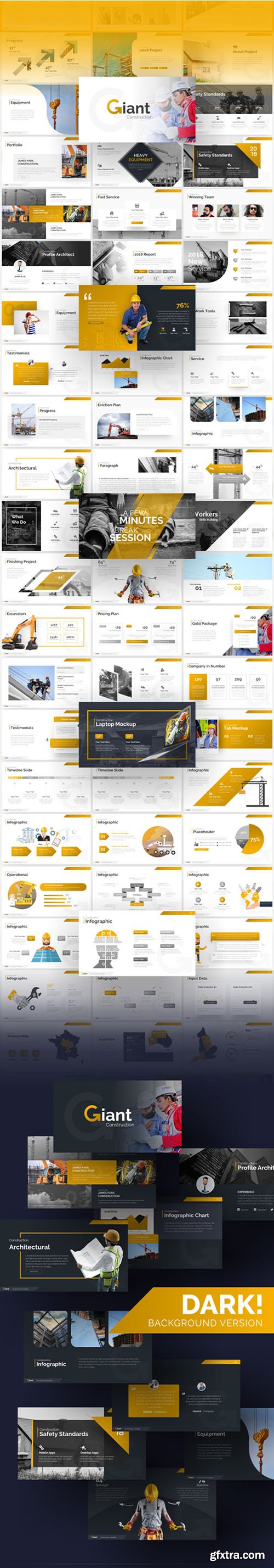Giant Construction PowerPoint Presentation Template 21771651