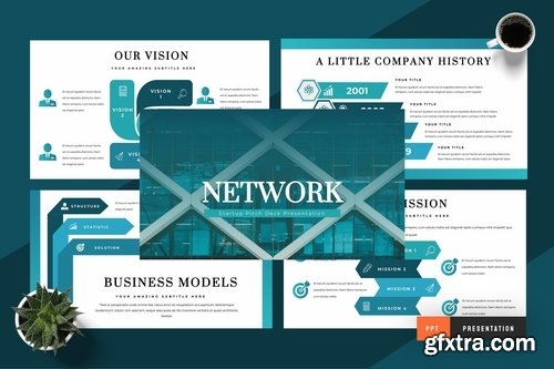 Networking - Powerpoint Keynote and Google Slides Templates
