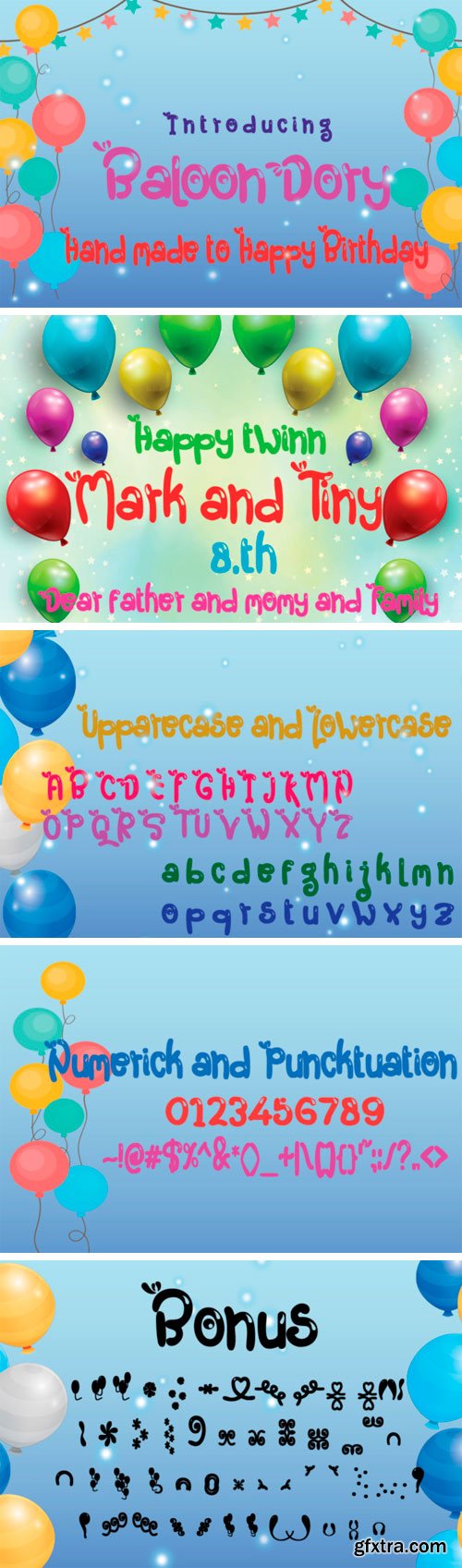 Baloon Dory Font