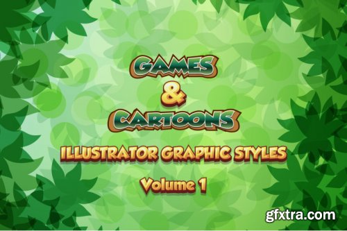 Games and Cartoons - Adobe Illustrator Graphic Styles - Vol. 1