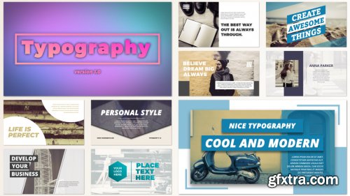 Creative Minimal Typography - Premiere Pro Templates 145335