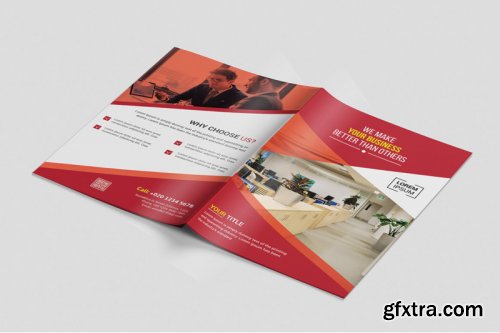 Bi-Fold Business Brochure template