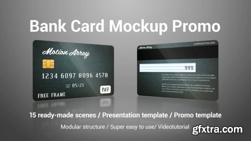Bank Card Mockup Promo - Premiere Pro Templates 147263