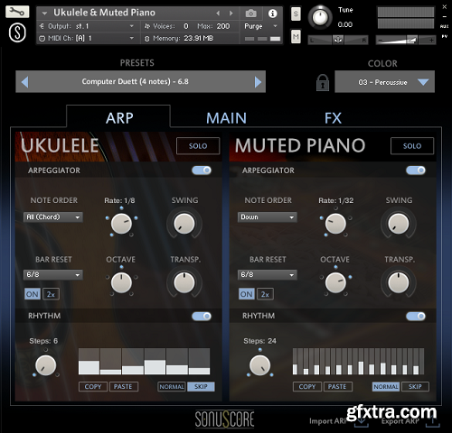 Sonuscore Origin Series Vol 5: Ukulele & Muted Piano KONTAKT