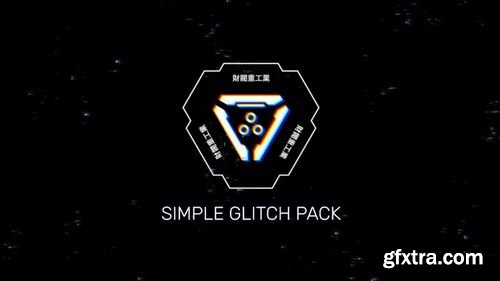 MotionArray Simple Glitch Pack 189262