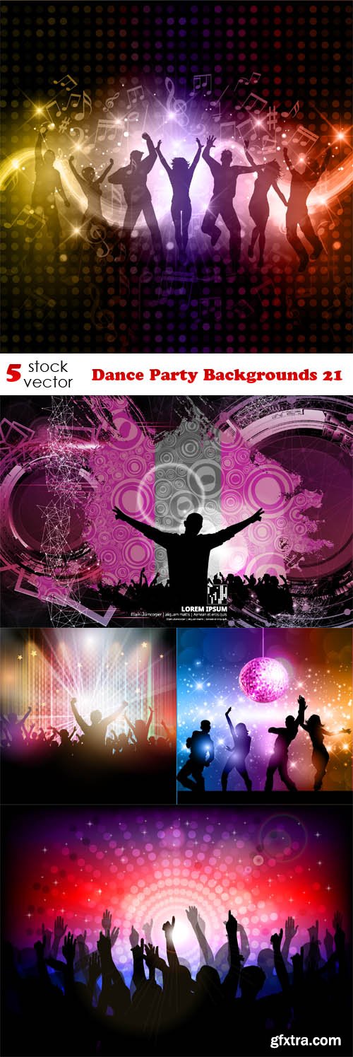 Vectors - Dance Party Backgrounds 21