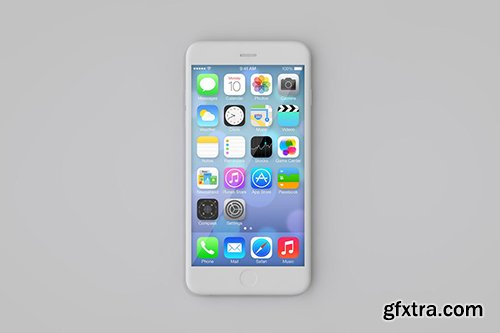 iPhone Front Clay Mockup