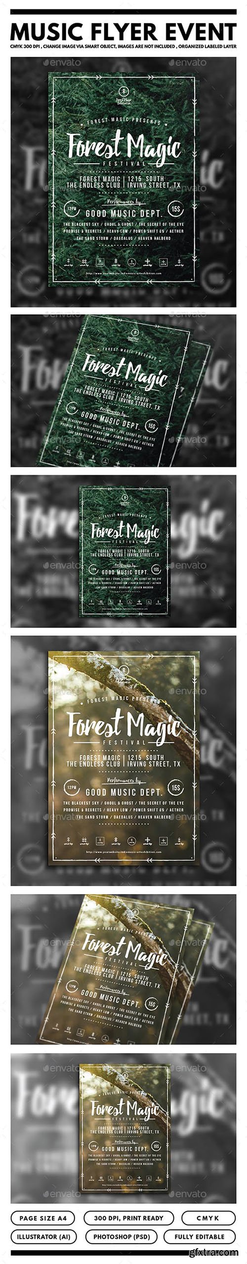 Forest Magic Festival Flyer 15796815