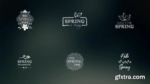 MotionArray Flat Spring Logo Reveal Pack 188903