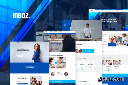 Ineoz - Consulting & Finance Business PSD Template