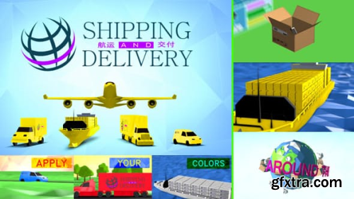 VideoHive Shipping, Transportation and Delivery 8688307