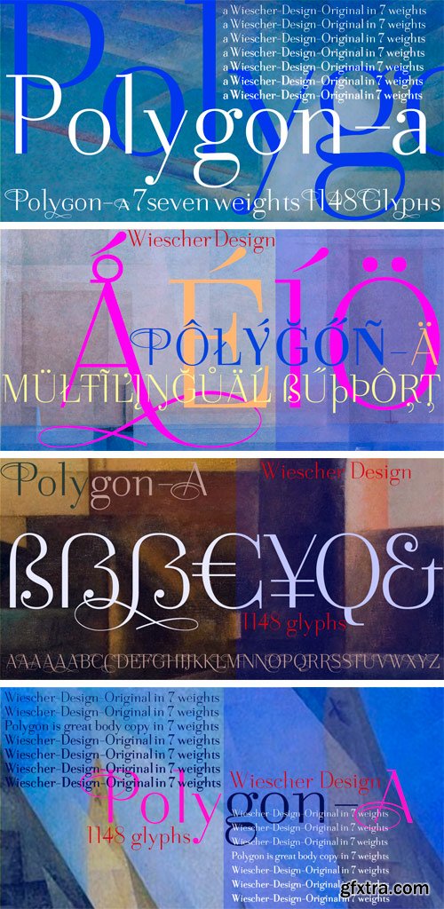 Polygon A Font Family