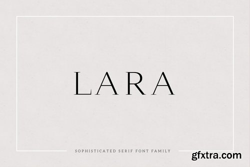 CM - Lara - Sophisticated Serif Typeface 3541702