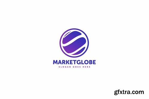 Market Globe Logo Template
