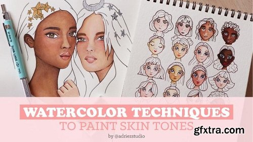 Watercolor Techniques to Paint Skin Tones