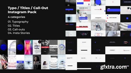 MotionArray Typo / Titles / Call-Out / Instagram Pack 191886