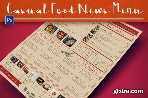 Casual Food News Menu