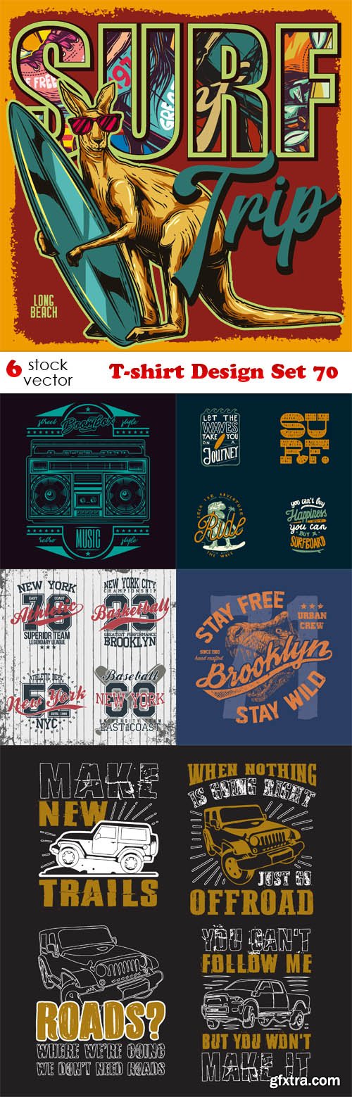 Vectors - T-shirt Design Set 70