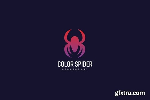 Color Spider Logo Template