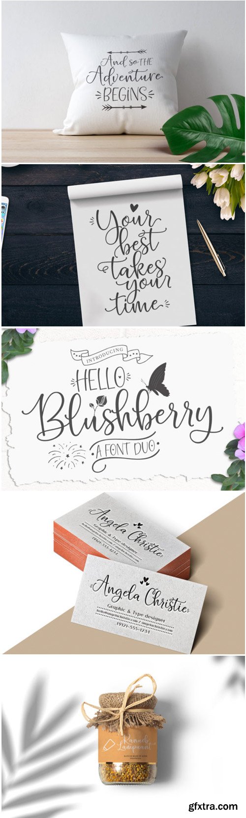 Hello Blushberry Duo Font