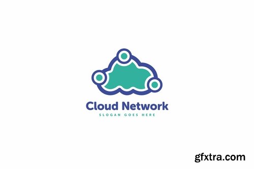 Cloud Network Logo Template