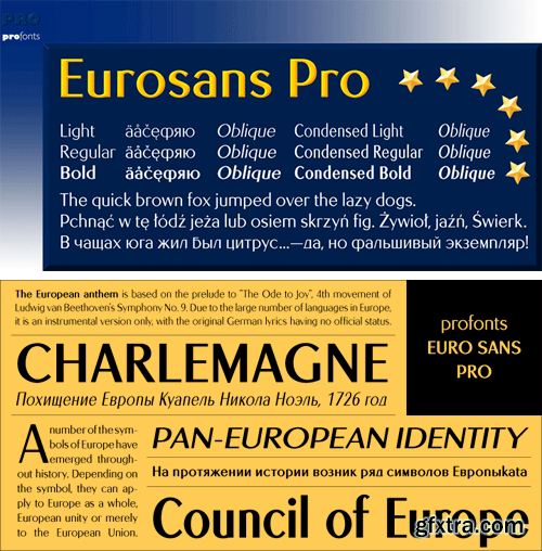 Euro Sans Pro Font Family