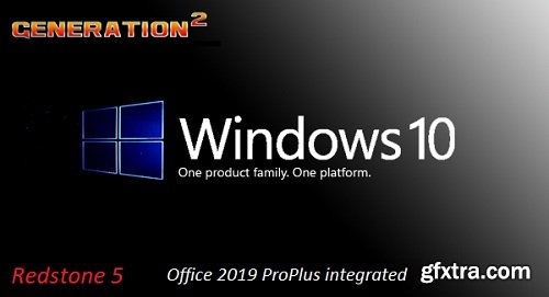 Windows 10 Pro Redstone 5, 1809 Build 17763.348 X64 incl. Office 2019 en-US March 2019