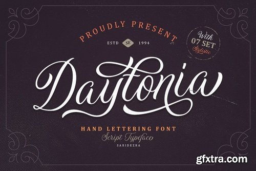 CM - Daytonia - Hand Lettering Script - 3319376