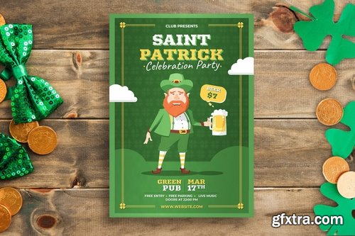 Saint Patrick\'s Day Flyer Template