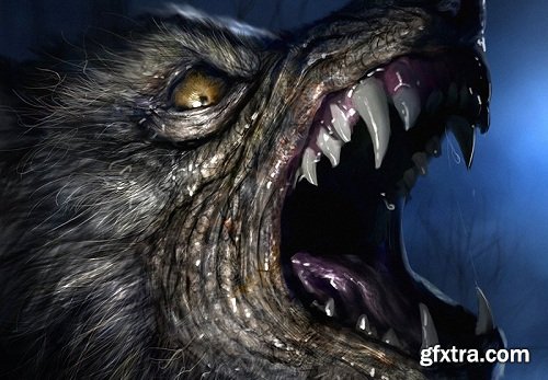How to Draw and Paint a Werewolf in Photoshop