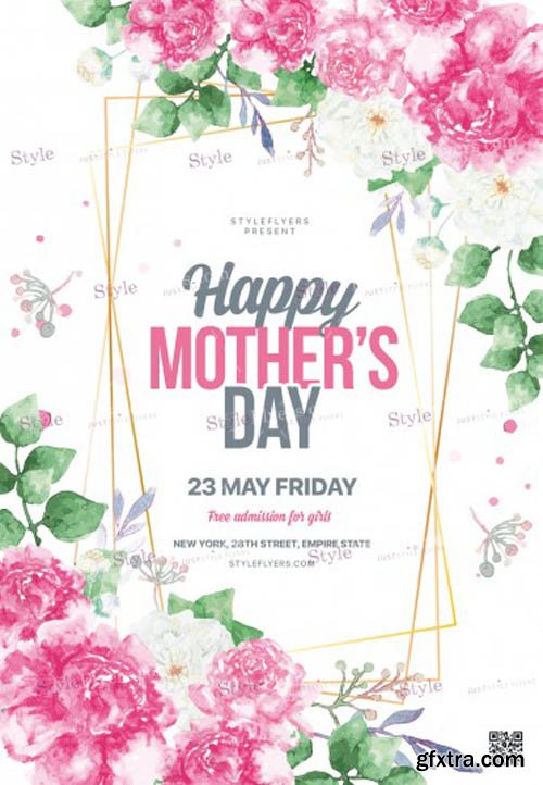 Mothers Day V3 2019 PSD Flyer Template