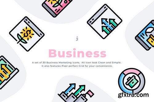 30 Business Marketing Icons