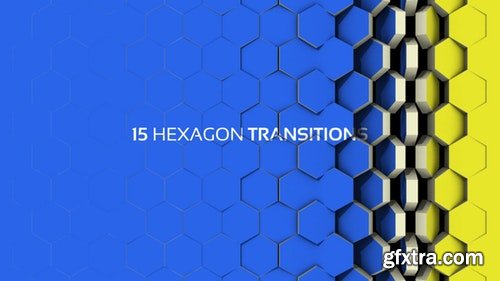 MotionArray Hexagon Transitions 198575