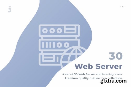 30 Web Server and Hosting Icons