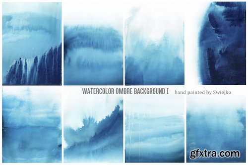 Watercolor Ombre Background I
