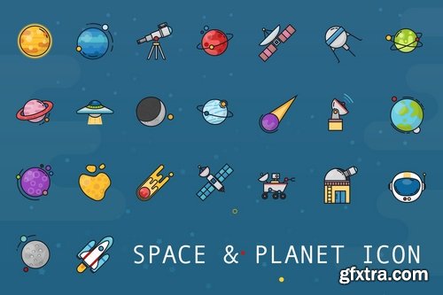 Planet & Space Icon