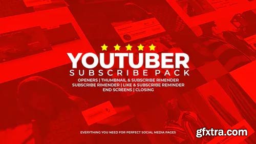 Videohive - Youtuber Subscribe Pack - 23490765