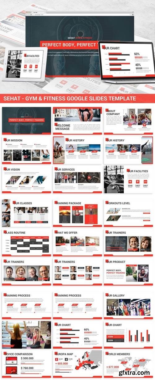 Sehat - Strong Google Slides Template
