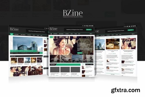 Bzine - News Portal and Magazine PSD Template