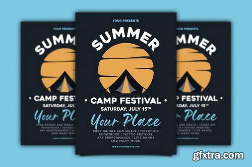 Summer Camp Festival Flyer
